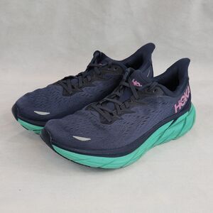 Hoka One One Navy and Teal Athletic Shoes 237